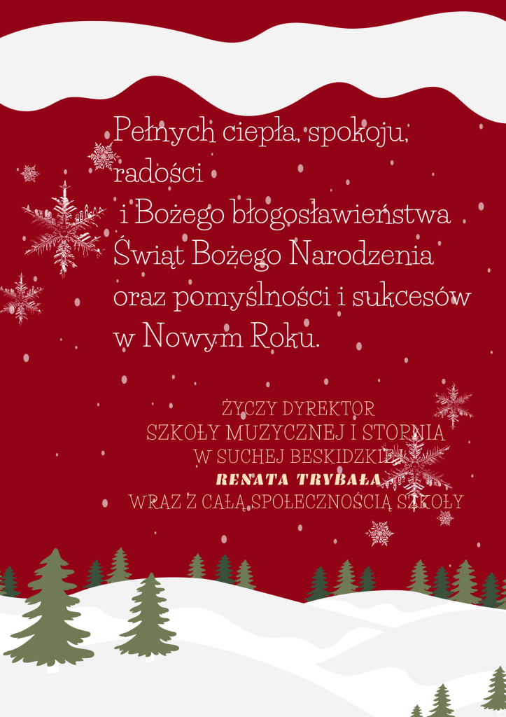 Kopia White and Red Playful Snow Daily Motivation Poster