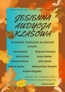 Jesienna audycja klasowa